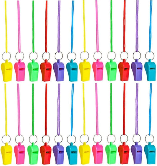 Biker Safety Whistle (Bright Neon Colors) | Silbato de Seguridad para Motociclistas (Colores Neón)